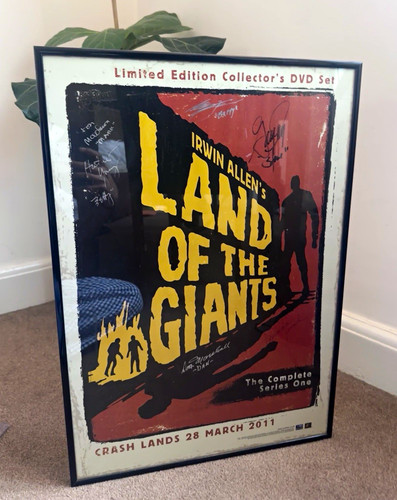 Land the giants signed dvd - land,